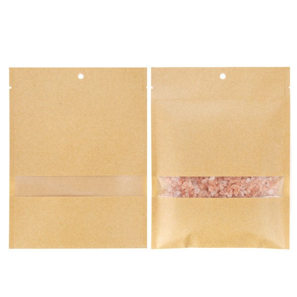 Kraftpåsar Förseglingsbar 12,7x17,8cm med Fönster (100 st) [KHS57MW]