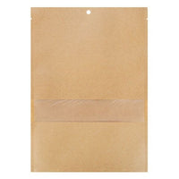 Kraft Bags Sealable 11.2x15.7cm with Window