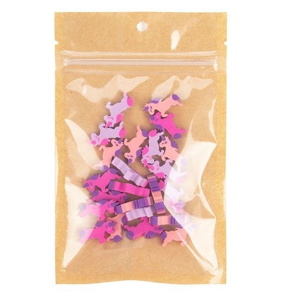 Kraftbarriärpåsar med klar framsida 9,2 x 12,7 cm med revnedragningar (100 st) [HZB4KC]