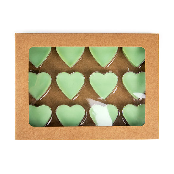 Kraft Artisan godislåda, hjärtinsats 10,2x2,1x13,8 cm (25 st) [CNDYH271]