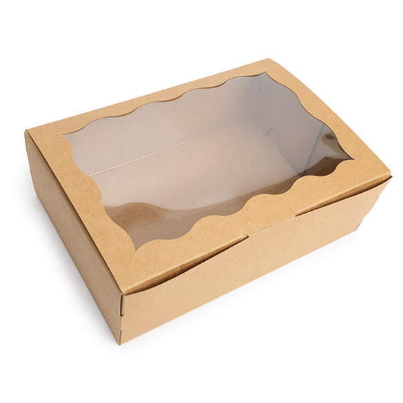 Kraftlådor med Vågigt Fönster 22,1x7x15,1cm (25 st) [WKRG86]