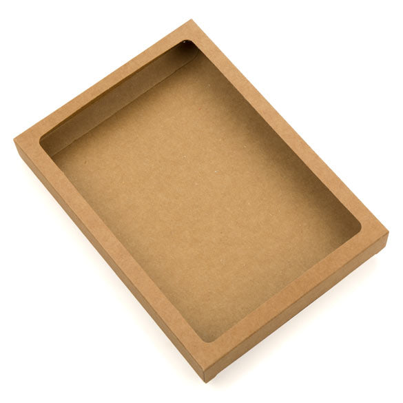 Papperslådor 13,7x2,2x18,7cm snitt Fönster (25 st) [WKR266]
