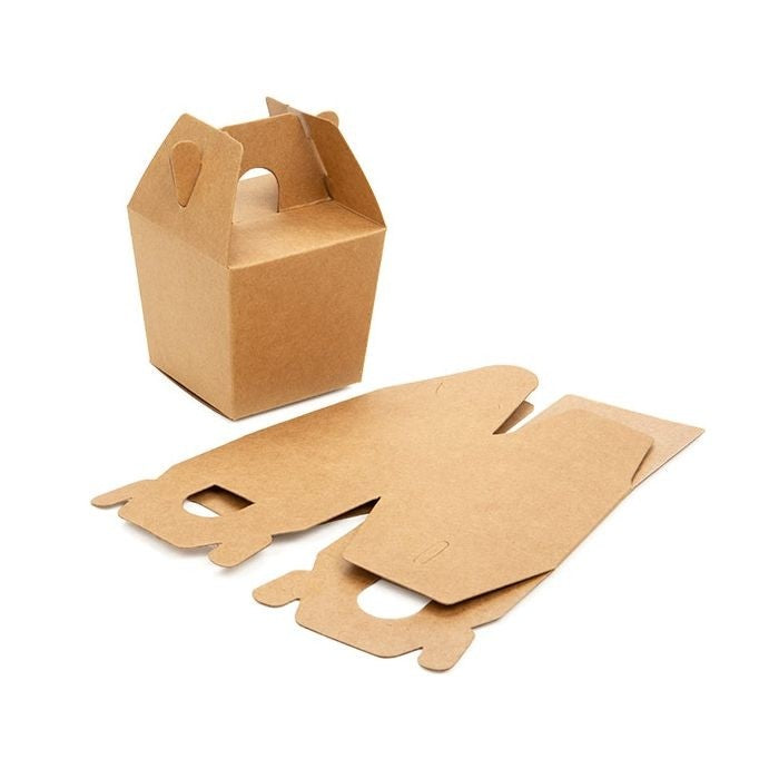 Kraft Mini Takeout Box 60 x 51 x 54 mm (25 st) [FS381]