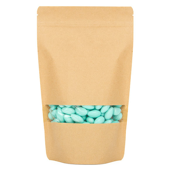 Stå upp påsar Kraft 17x9x28,5cm | 340 gram (100 st) [ZBGW4K]