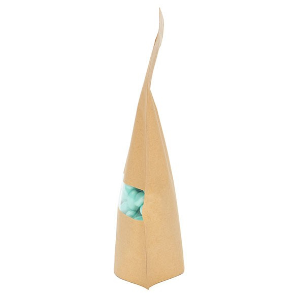 Stå upp påsar Kraft 17x9x28,5cm | 340 gram (100 st) [ZBGW4K]