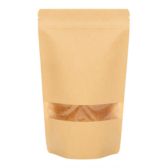 Stå upp påsar Kraft 17x9x28,5cm | 340 gram (100 st) [ZBGW4K]