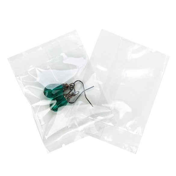 Plastpåsar "Heat Seal" 5,1x6cm laminerade (100 st) [SLB22Q]