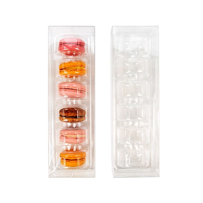 Fransk makaronlåda för 6 st 7x5,1x22,5 cm (25 st) [MBS7]