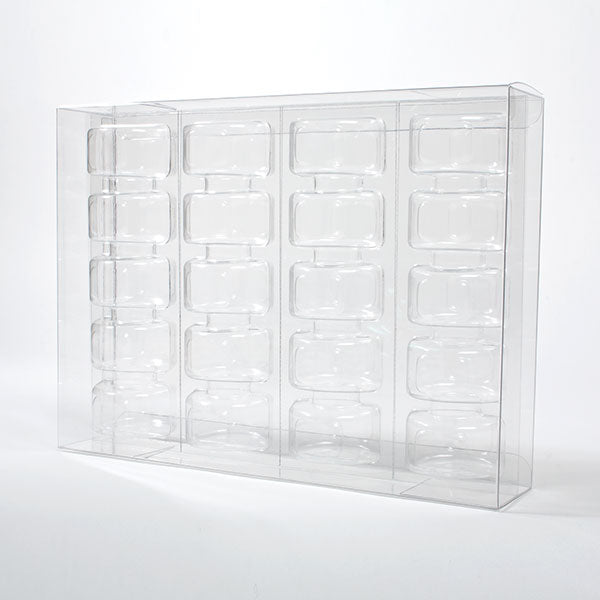Fransk makaronlåda för 20 25,9 x 5,1 x 19,1 cm (25 st) [MBS4]