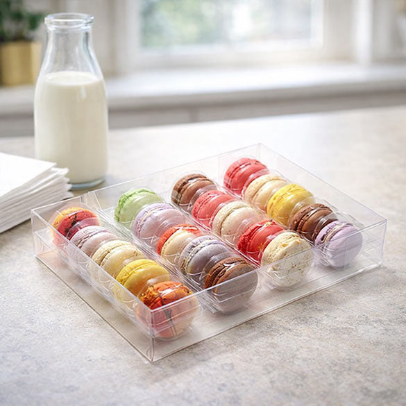 Fransk makaronlåda för 20 25,9 x 5,1 x 19,1 cm (25 st) [MBS4]