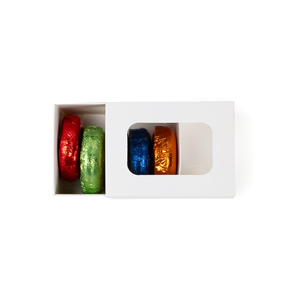 Tvådelade Papperslådor Vit 9,5x6,4x5,7cm (25 st) [MBS8W]