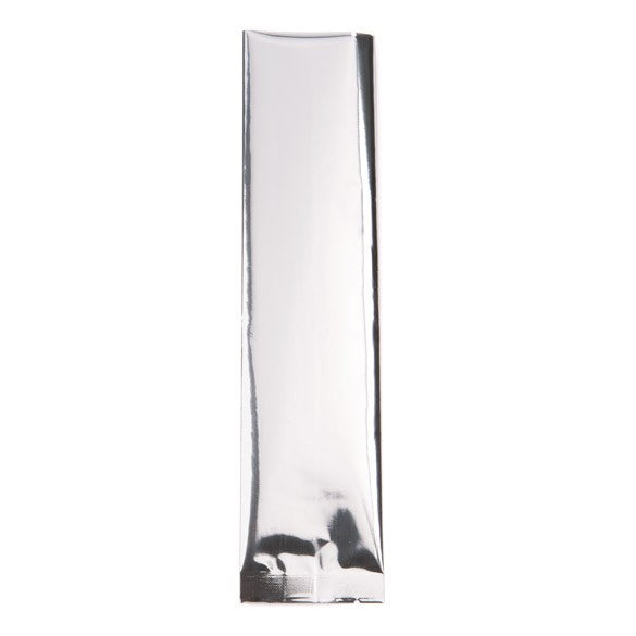 Plastpåsar Silver 5x20,3cm Metalliserad och förseglingsbart (100 st) [SVP28S]