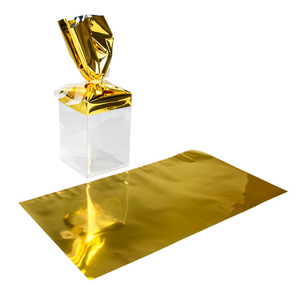 Folietopper Metallic Gold 22,9x43,2 cm (25 st) [MT3G]