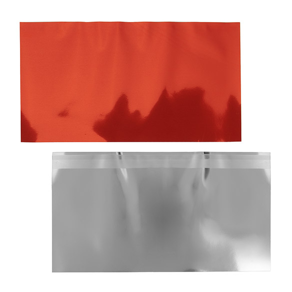 Folieöverdrag Metallic röd 12,7x22,9 cm (25 st) [MT1R]