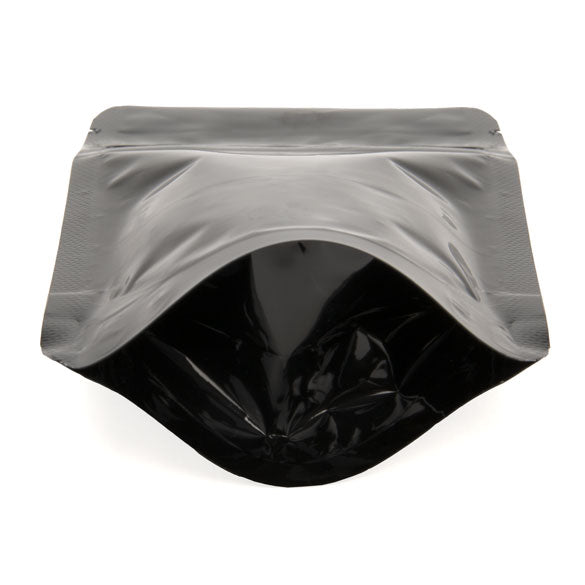 Stå upp påsar Svart 8x5x13cm | 28 gram (100 st) [ZBGM1B]