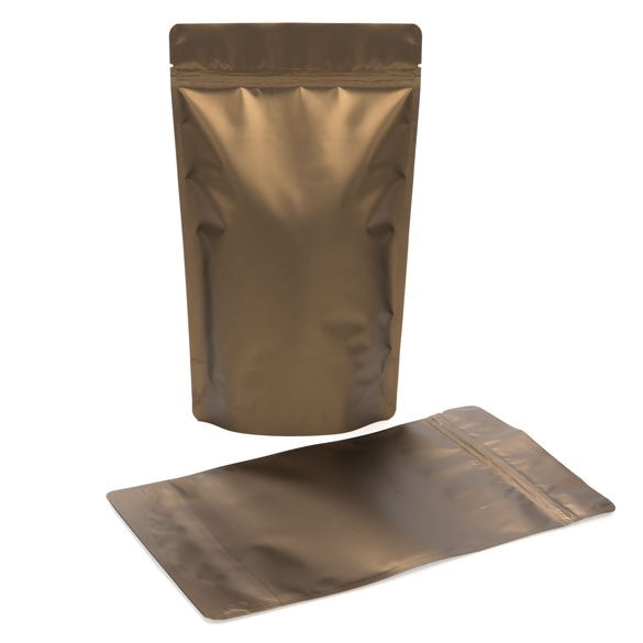 Stå upp påsar Brons 17x8x28,5cm | 340 gram (100 st) [ZBGM4BZ]
