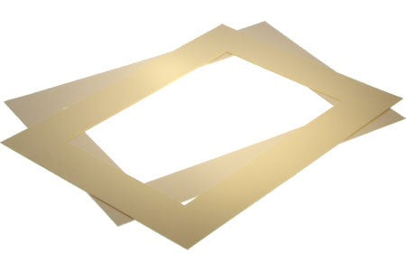 Passepartout Dubbel tjock Vit/Svart 30,5x40,6cm med 19,4x29,5cm Fönster (10 st) [MD20114]