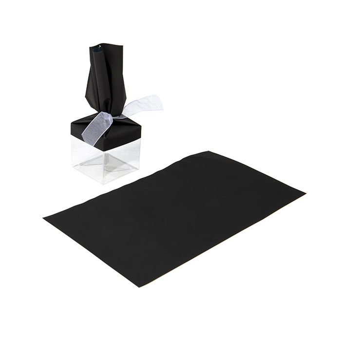 Folietopper Metallic Matte Black 12,7x22,9 cm (25 st) [MT1MB]