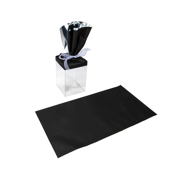 Folietopper Metallic Matte Black 22,9x43,2 cm (25 st) [MT3MB]