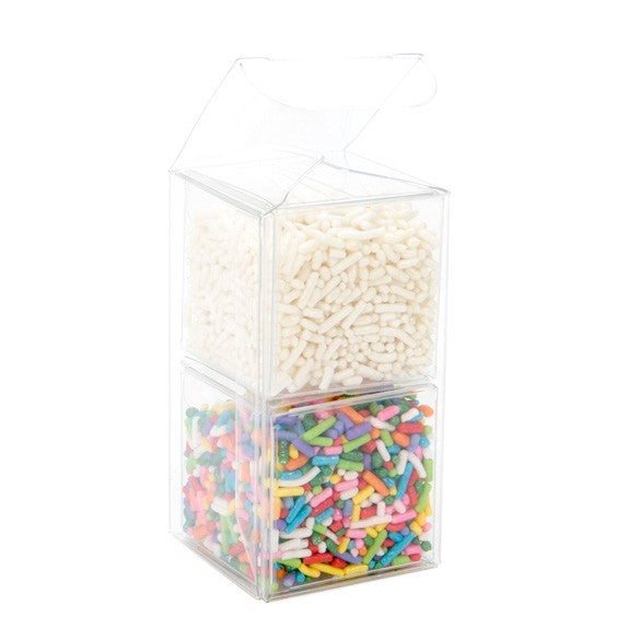 Nästad box, 2 innerboxar + 1 ytterbox, 41 x 41 x 79 mm (25 st) [NBS7]