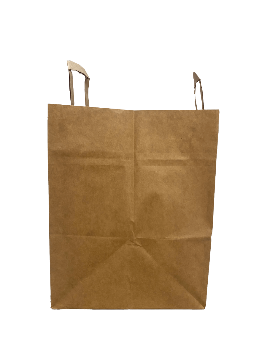 Papperskassar 32x12x41cm Brun Kraft 80 g/qm (50 st) [PADB9040]