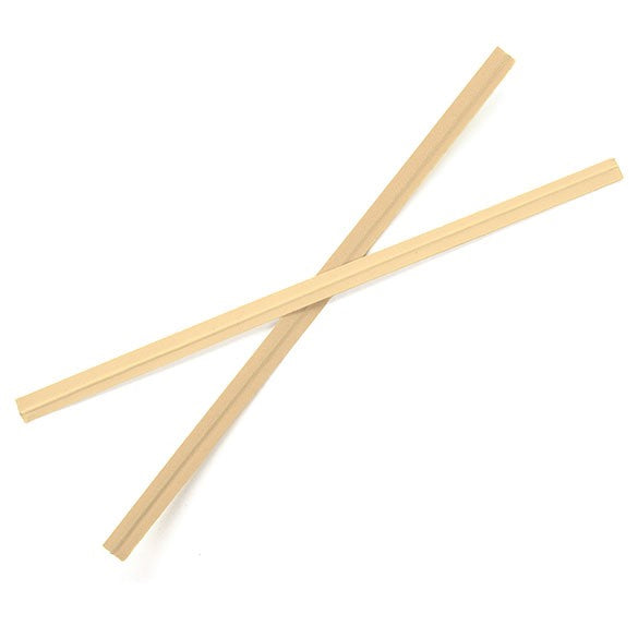 Säcktråd remsor 10,2x0,4cm Kraft Papper (1000 st) [TT4KR]