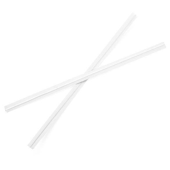 Säcktråd remsor 10,2x0,4cm Vit Papper (1000 st) [TT4WH]