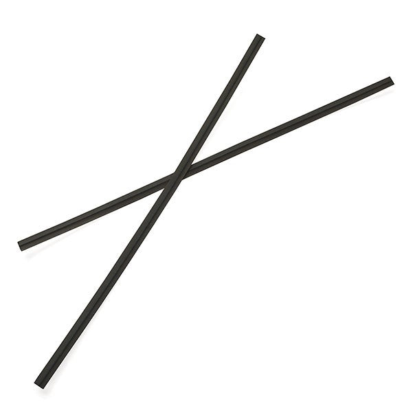 Säcktråd remsor 15,2x0,4cm Papper Svart (1000 st) [TT6BK]