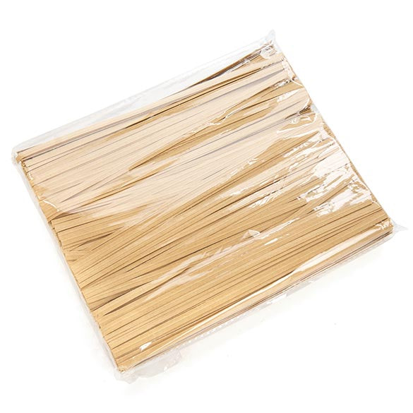 Säcktråd remsor 15,2x0,4cm Kraft Papper (1000 st) [TT6KR]