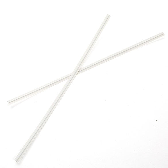 Säcktråd remsor 15,2x0,4cm Papper Vit (1000 st) [TT6WH]