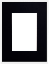 Mount Board 413 Black 40x60cm with 29x44cm window (5 pcs)