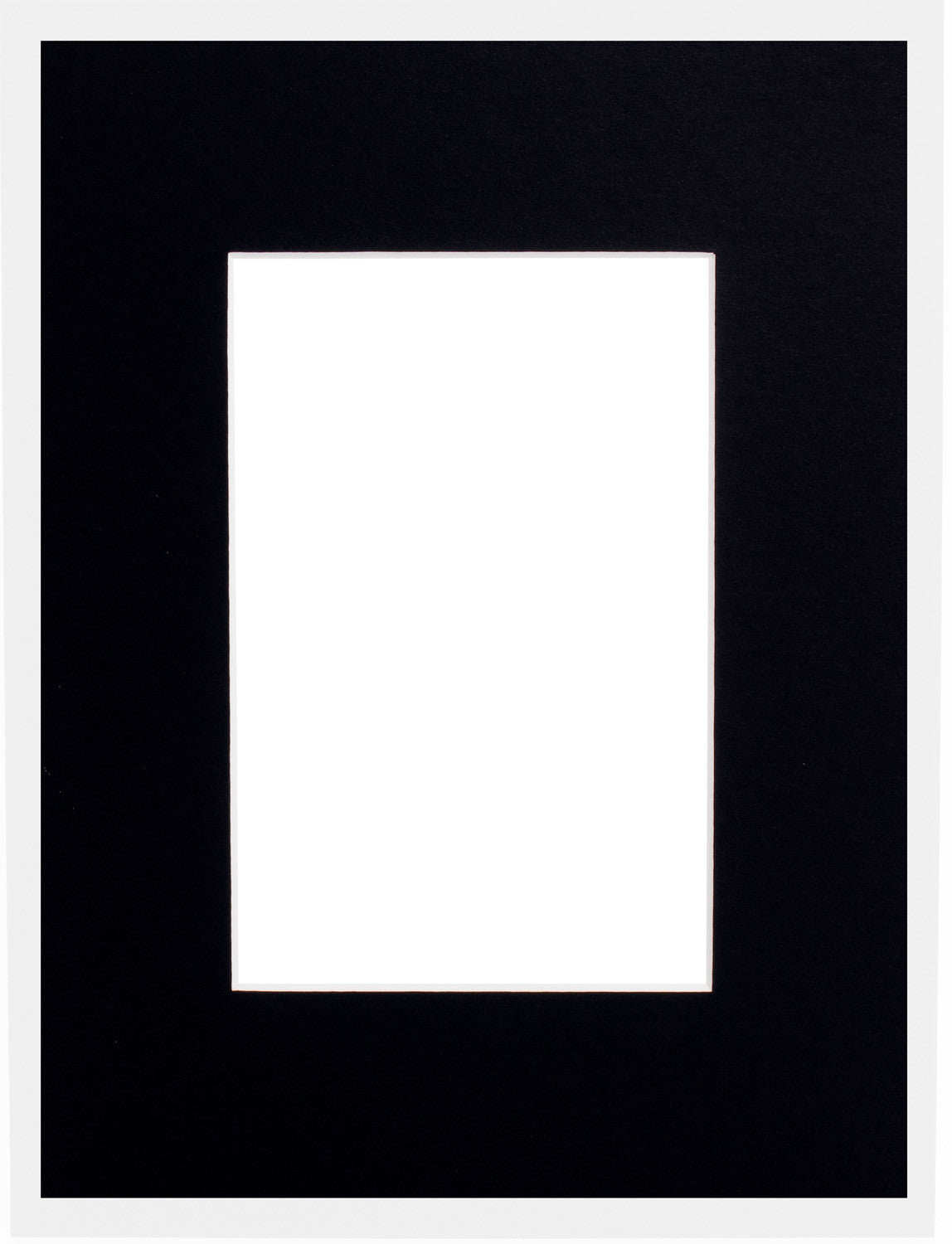 Mount Board 413 Black 50x60cm with 39x49cm window (5 pcs)