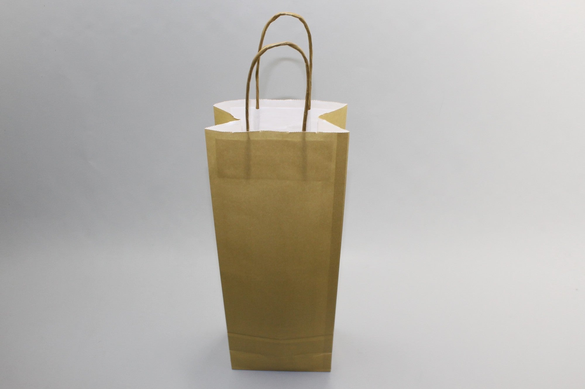 Kraftpåsar för Flaskor Guld 14x8x39cm Kraft Papper 110 g/m (50 st) [PAWF1439GO]