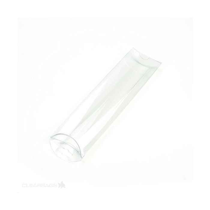 Presentask planoval 5,1x1,9x17,8cm med tillvalshänghål (25 st) [PB101]