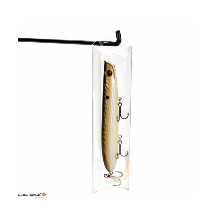 Presentask planoval 5,1x1,9x17,8cm med tillvalshänghål (25 st) [PB101]