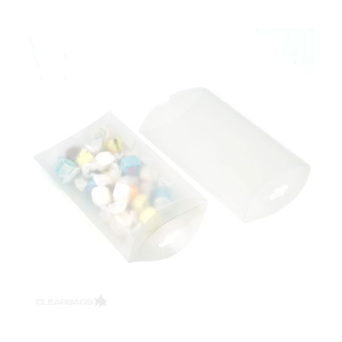 Presentask planoval Frost 12,7x3,8x19,1cm med tillvalshänghål (25 st) [PBF108]