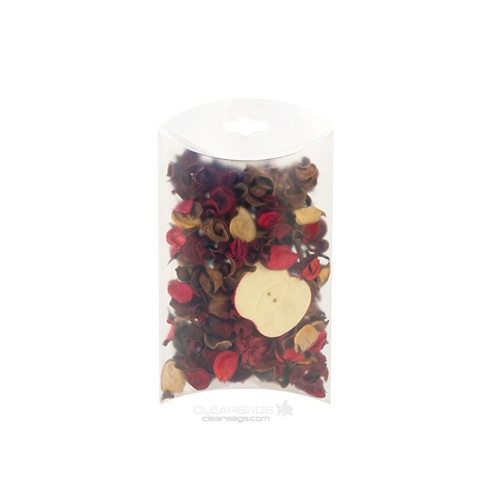 Presentask planoval Frost 12,7x3,8x19,1cm med tillvalshänghål (25 st) [PBF108]