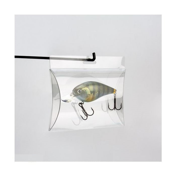 Presentask planoval 12,5x4x17,5cm med tillvalshänghål (25 st) [PBSH78]