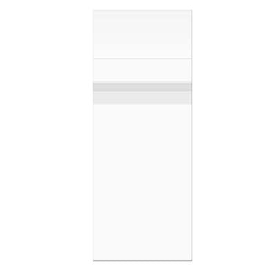 Plastpåsar 11x24,3cm Premium Transparent med Tejpremsa (100 st) [PR49]