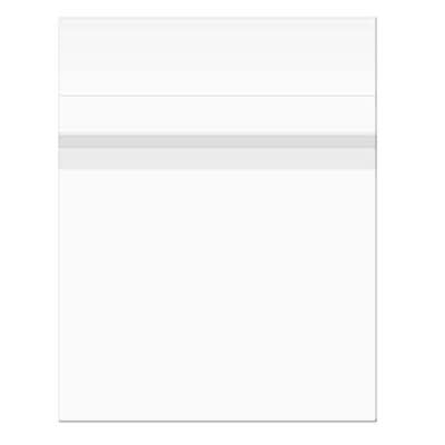 Plastpåsar 22,7x28,6cm Premium, laminerade Transparent med Tejpremsa (100 st) [PL811]