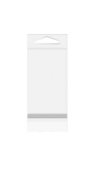 Cellofanpåsar med Eurohål 11x24,3cm Transparent med Tejpremsa (100 st) [HB49PC]