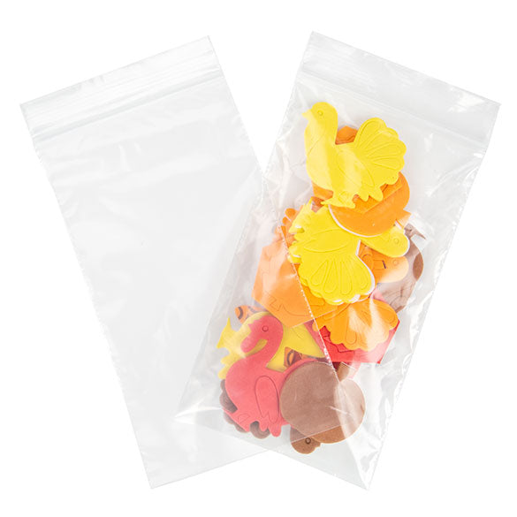 Blixtlåspåsar 10x18cm PE 50 mikron (100 st) [2PE47]