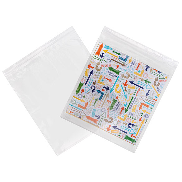 Blixtlåspåsar 33x38cm PE 50 mikron (100 st) [2PE1315]