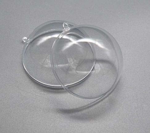 Plast Boll Transparent 8cm (25 st) [PEP-1002079]