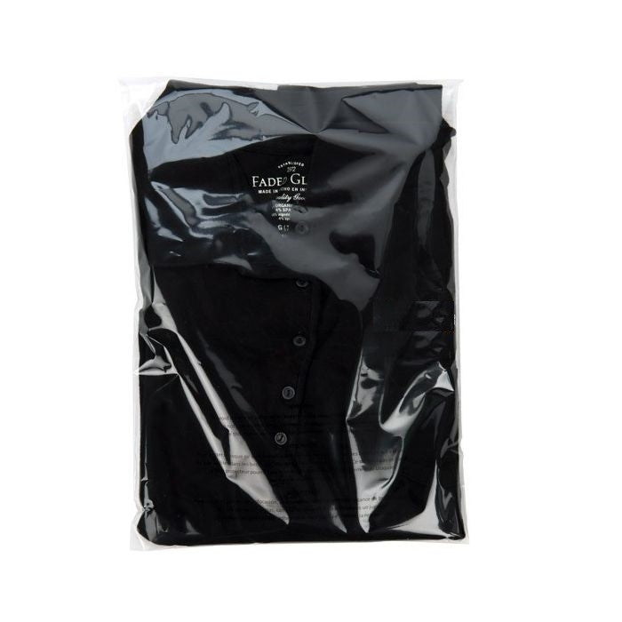 Plastpåsar med Kvävningsvarning 22,9x30,5cm Transparent med Tejpremsa (100 st) [PFW1912]