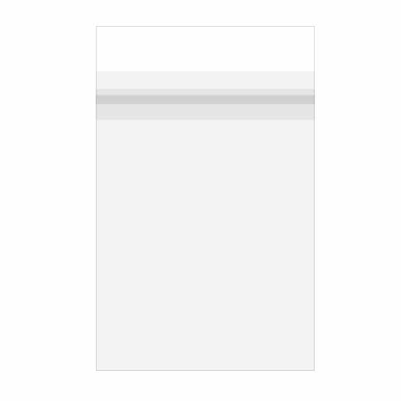 Plastpåsar 15,3x22,9cm Premium, laminerade Transparent med Tejpremsa (100 st) [PL6X9S]