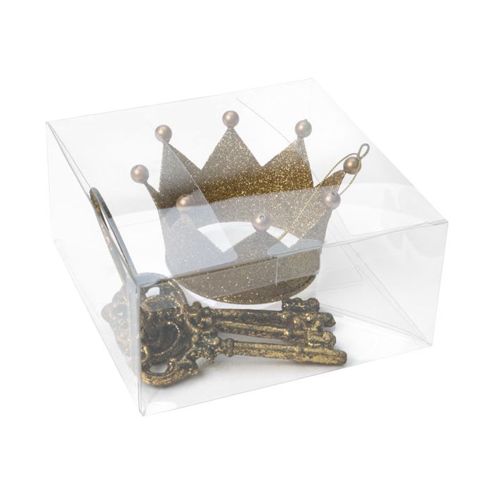 Plastlådor 14,9x14,9x7,6cm Livsmedelssäker automatisk Botten (25 st) [PLB203]