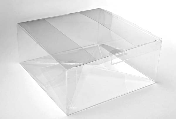 Plastlådor 16,8x16,8x7,6cm Livsmedelssäker automatisk Botten (25 st) [PLB205]