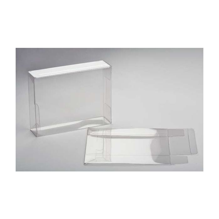 Plastlådor 13x5,1x13cm Kristallklart med automatisk Botten (25 st) [PLB236]