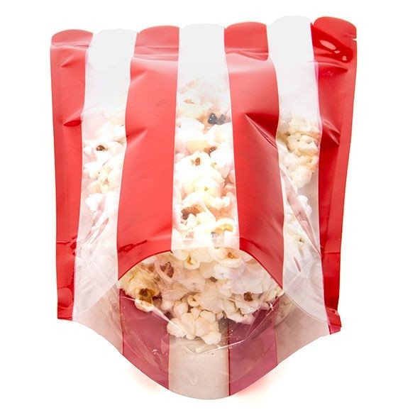 Stå upp påsar Popcornformad påse 15.2x8.9x22.9cm (100 st) [SP4P]